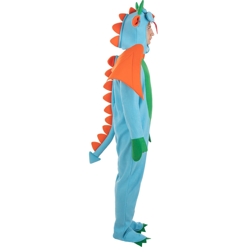 Disfraz de Dragón Azul para hombre Perfil