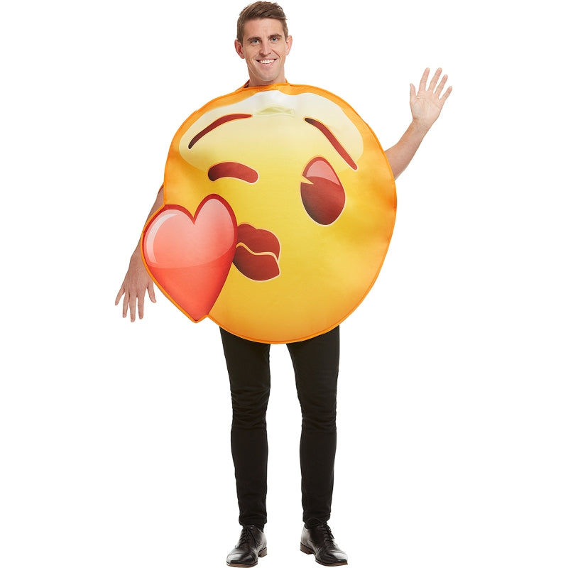 Disfraz de Emoji Besito adulto unisex Hombre