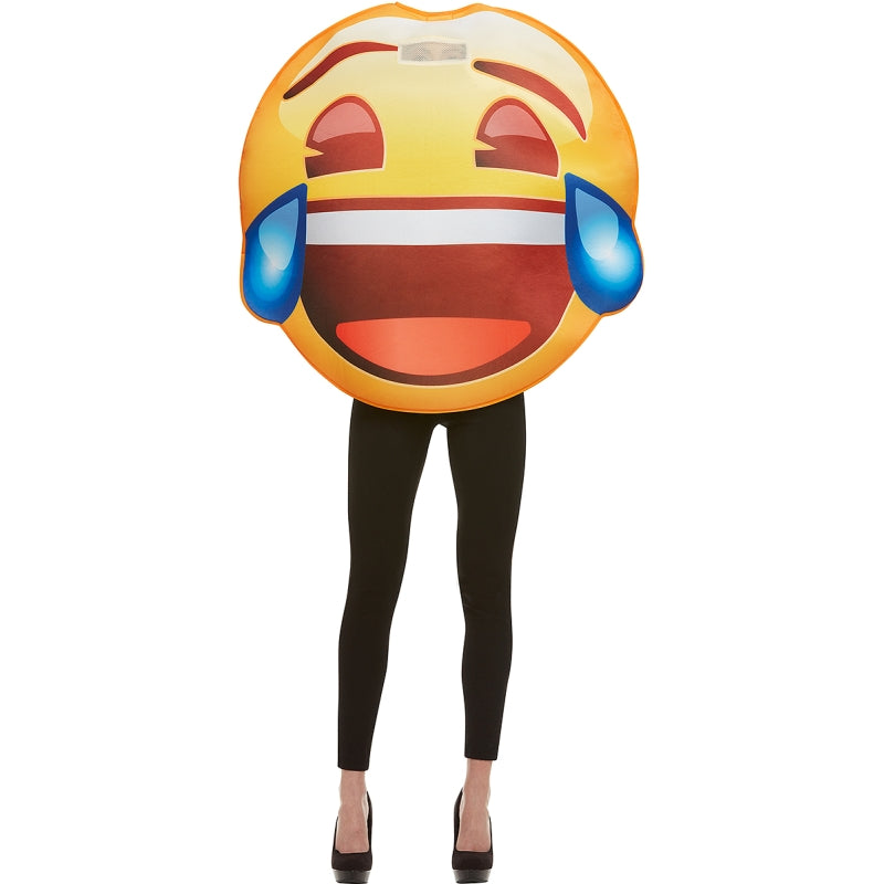 Disfraz de Emoji con Lágrimas de Risa adulto unisex Bis