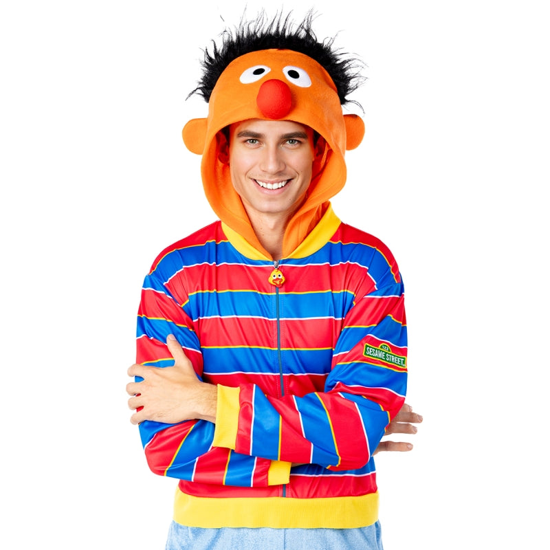 Disfraz de Epi Oficial de Barrio Sésamo adulto unisex Detalle