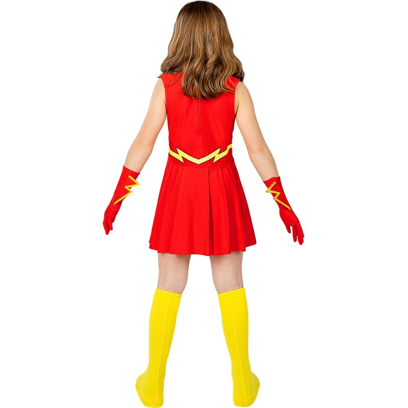 Disfraz de Flash para niña Espalda