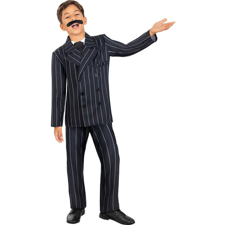 Disfraz de Gómez Addams La Familia Addams para niño Bis