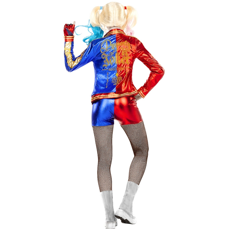 Disfraz de Harley Quinn Original - Escuadrón Suicida para mujer Espalda