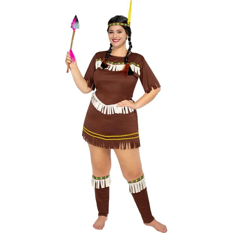 Disfraz de India Sexy para mujer Talla Grande