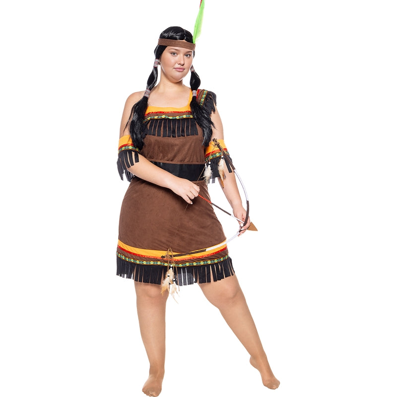 Disfraz de India Sexy Deluxe para mujer Bis Talla Grande