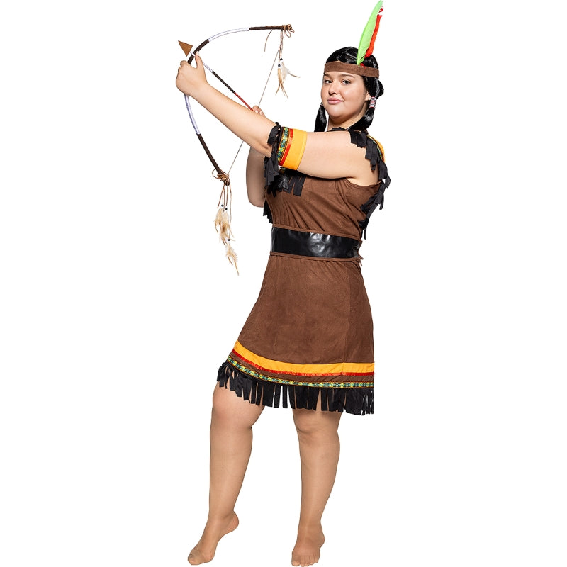 Disfraz de India Sexy Deluxe para mujer Perfil Talla Grande