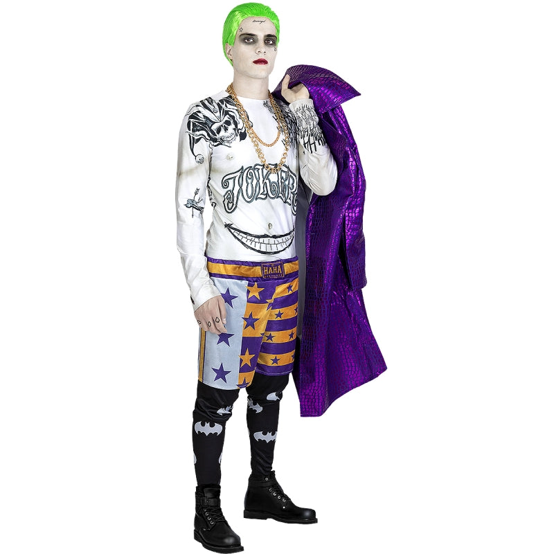 Disfraz de Joker Deluxe de Escuadrón Suicida para hombre Perfil Bis