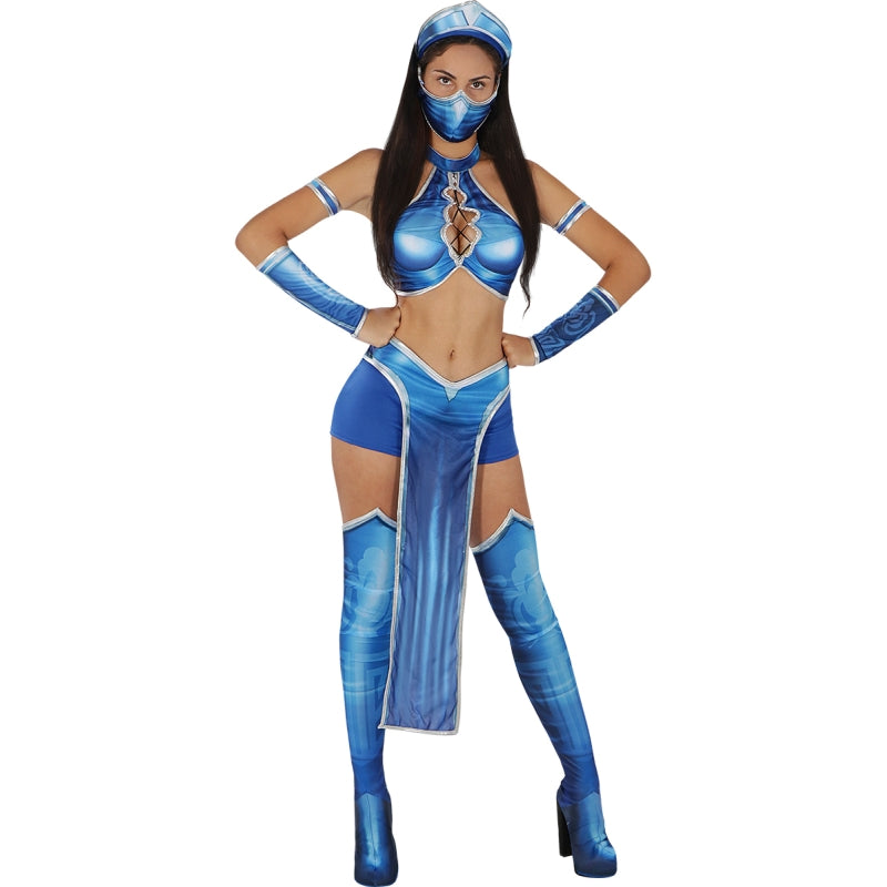 Disfraz de Kitana de Mortal Kombat para mujer