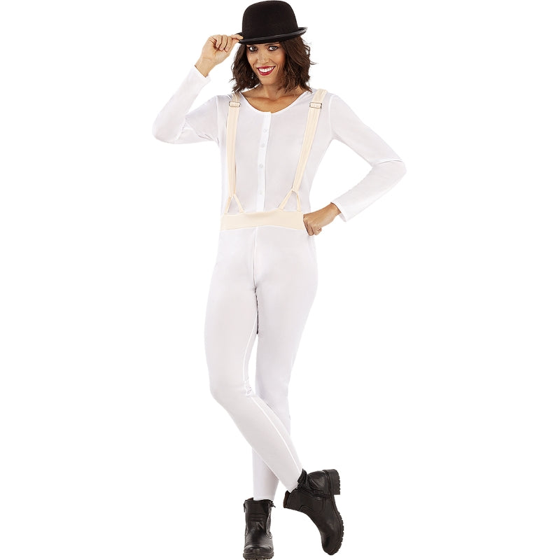 Disfraz de Alex DeLarge de La Naranja Mecánica para mujer Bis