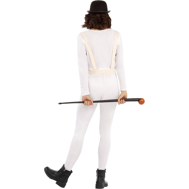 Disfraz de Alex DeLarge de La Naranja Mecánica para mujer Espalda