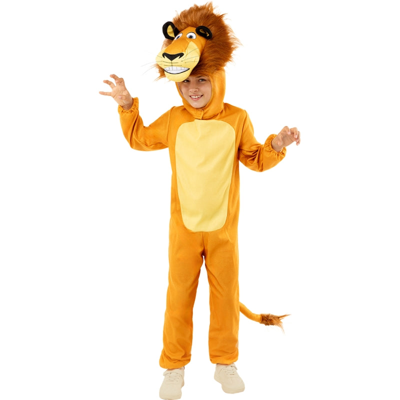 Disfraz de Alex el León de Madagascar para niño