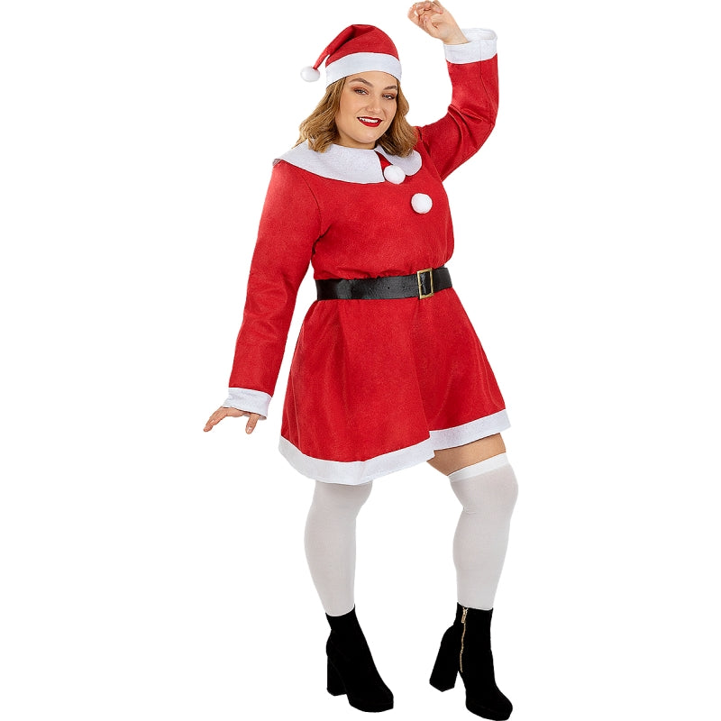 Disfraz de Mamá Noel Tradicional para mujer Perfil Bis