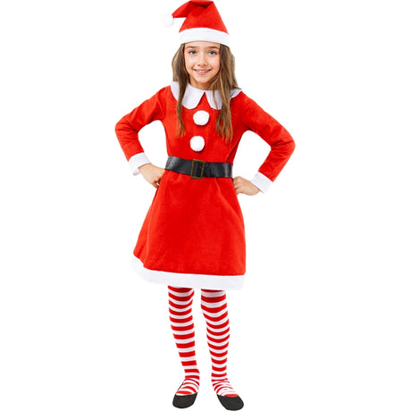 Disfraz de Mamá Noel para niña