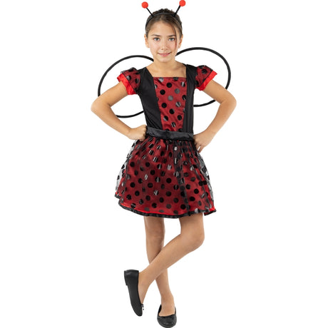 Disfraz de Mariquita Silvestre para niña