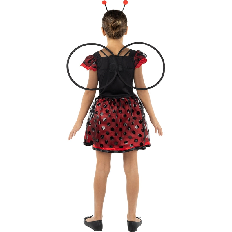 Disfraz de Mariquita Silvestre para niña Espalda