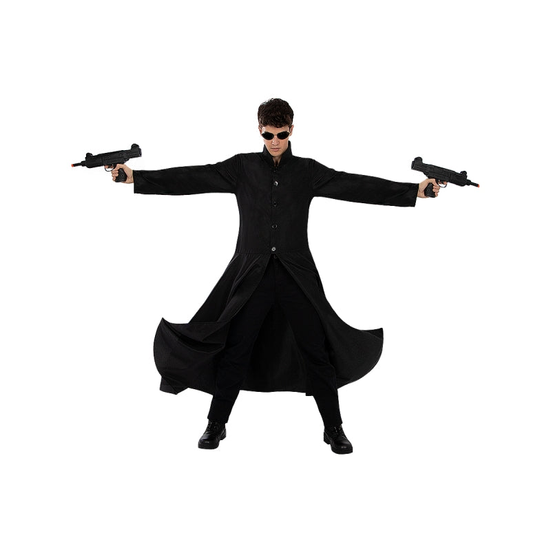 Disfraz de Matrix Neo para hombre Bis