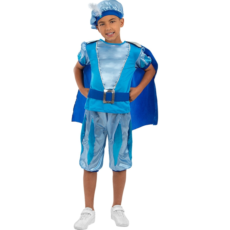 Disfraz de Principe Azul con Capa para niño Bis