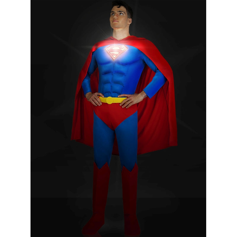 Disfraz de Superman Lights On para hombre Luz Bis
