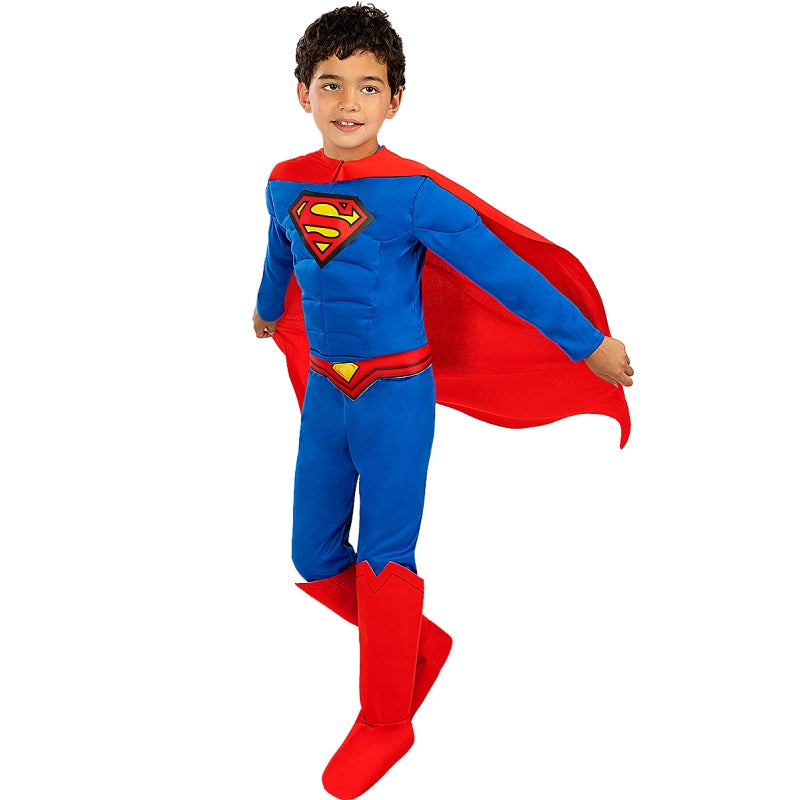 Disfraz de Superman Lights On para niño Perfil Bis