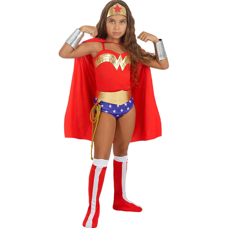 Disfraz de Wonder Woman Original para niña Bis