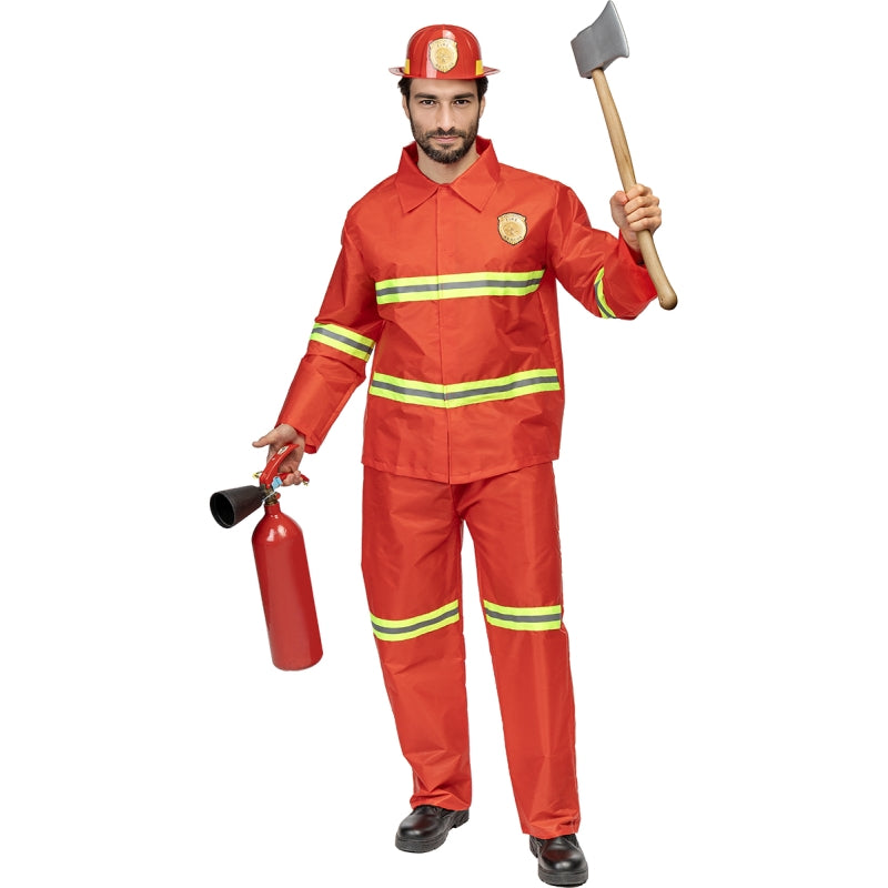 Disfraz de Bombero Militar de Emergencias adulto unisex
