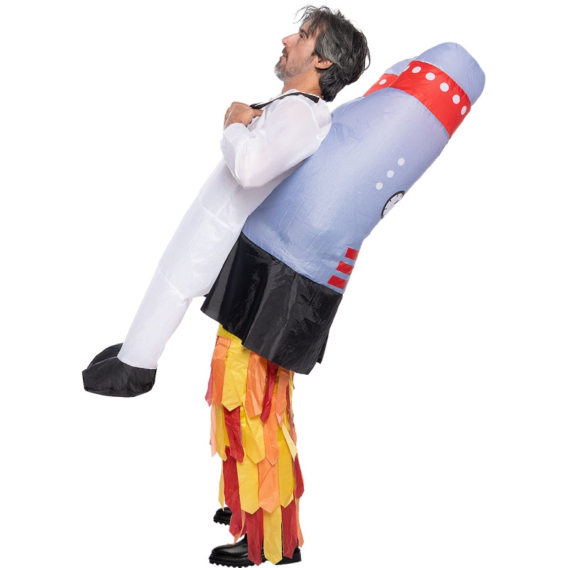 Disfraz de Cohete Hinchable adulto unisex Perfil