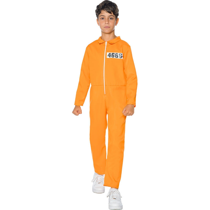 Disfraz de Convicto para niño Bis