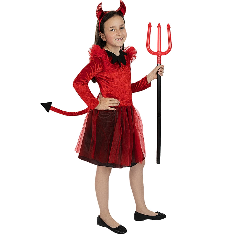 Disfraz de Diablesa Tutú para niña Perfil