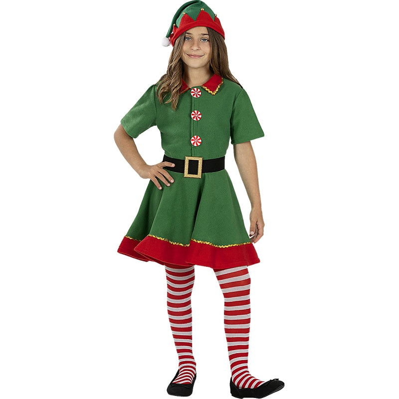 Disfraz de Elfa Navideña para niña