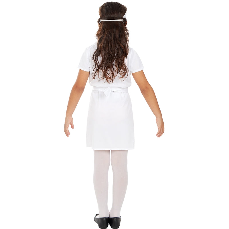 Disfraz de Enfermera para niña Espalda