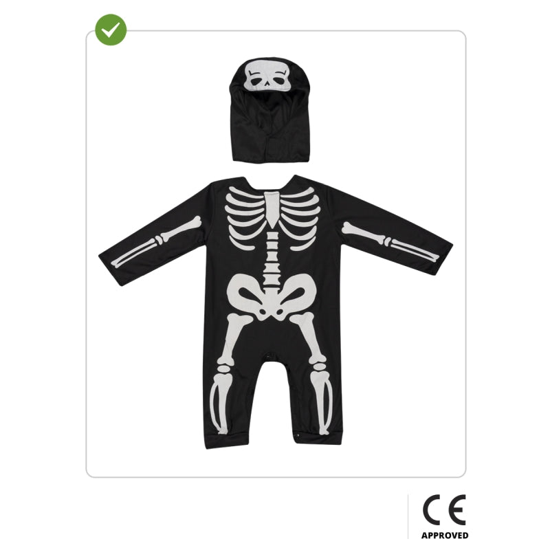 Disfraz de Esqueleto Tenebroso para bebé Contenido