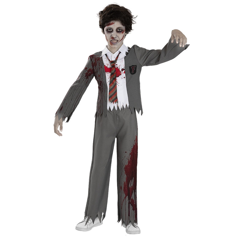 Disfraz de Estudiante Zombie Sangriento para niño