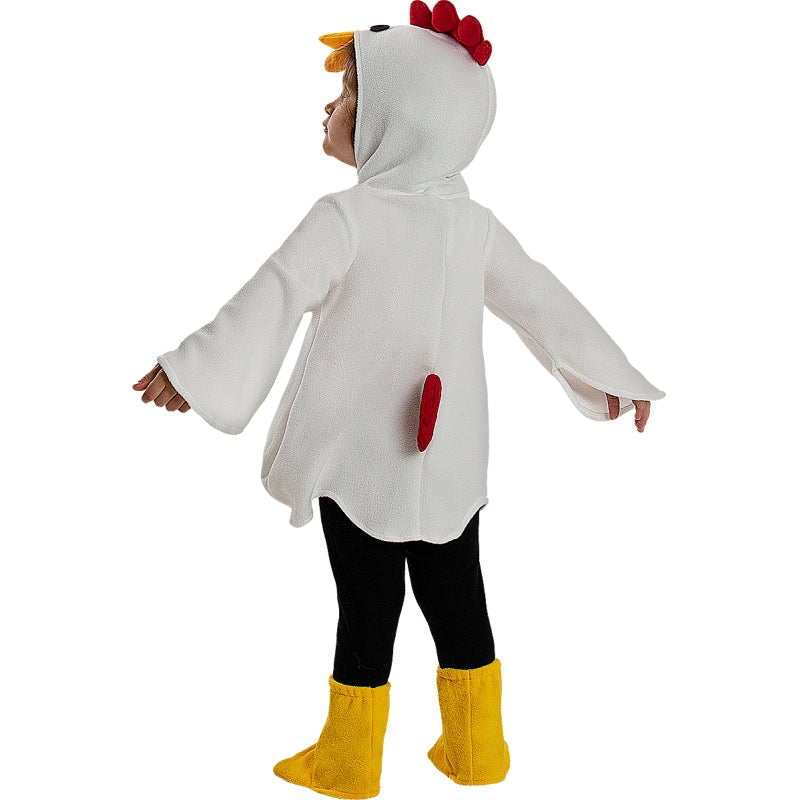 Disfraz de Gallina Blanca para bebé Espalda
