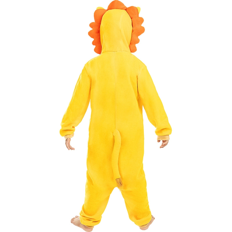 Disfraz de León Onesie infantil Espalda