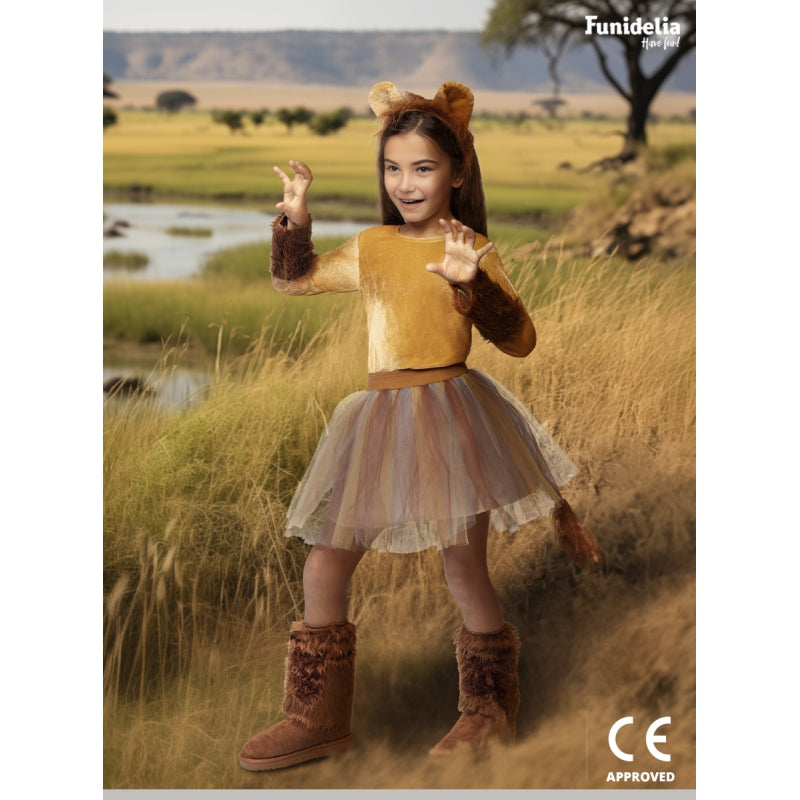 Disfraz de Leona para niña Bis