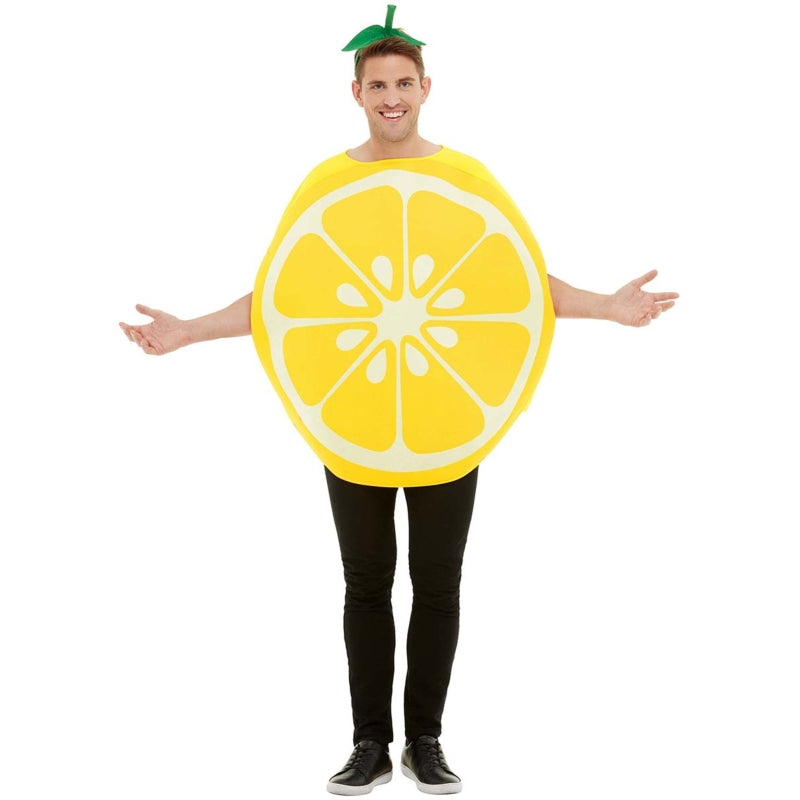 Disfraz de Limón Amarillo adulto unisex