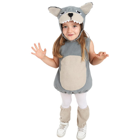 Disfraz de Lobo Kawaii infantil