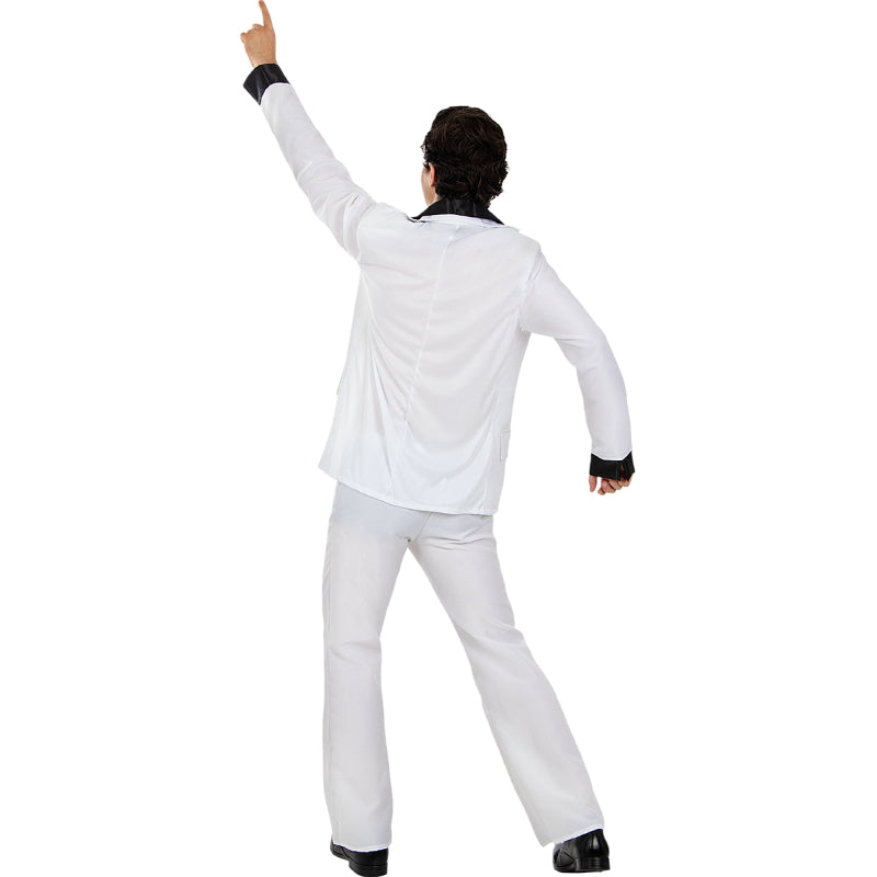 Disfraz de Años 70 de Fiebre del Sábado noche para hombre Espalda