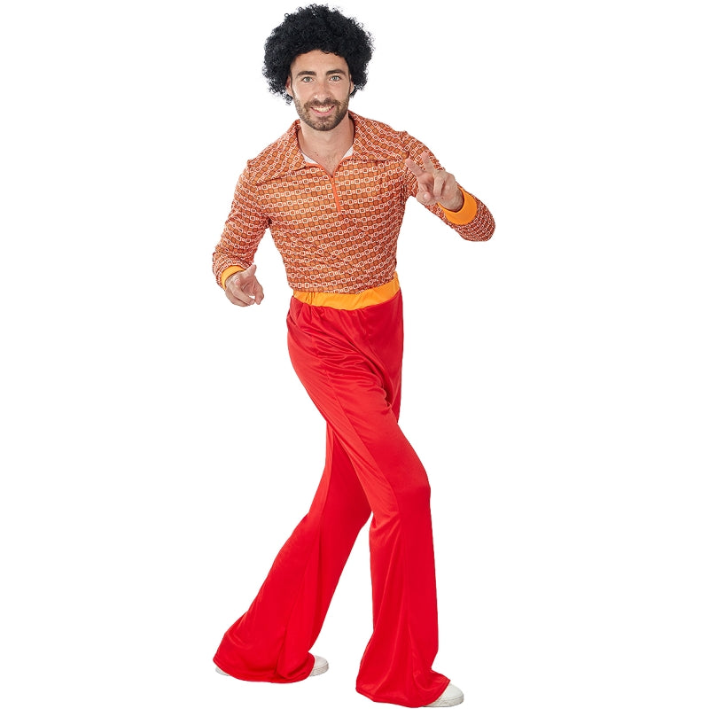 Disfraz de Disco Seventies para hombre Perfil