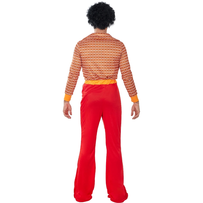 Disfraz de Disco Seventies para hombre Espalda