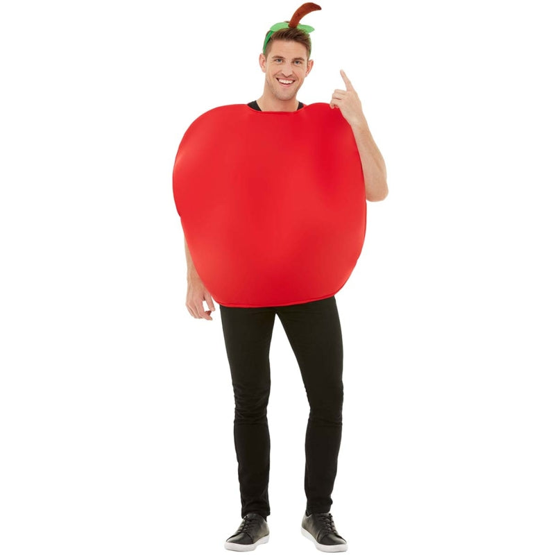 Disfraz de Manzana Roja adulto unisex Hombre