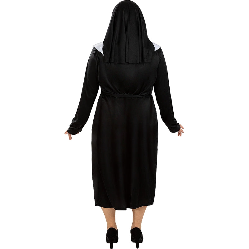 Disfraz de Monja Clarisa para mujer Espalda Talla Grande