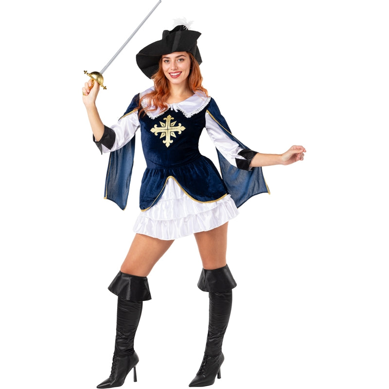 Disfraz de Mosquetera de la Orden para mujer Bis