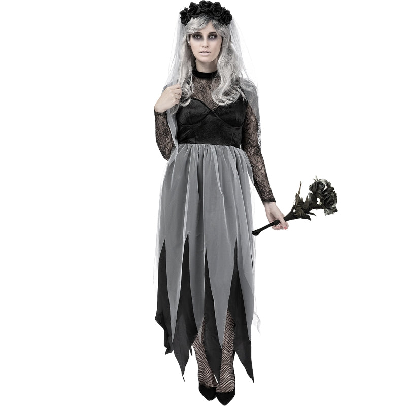 Disfraz de Novia Gótica para mujer
