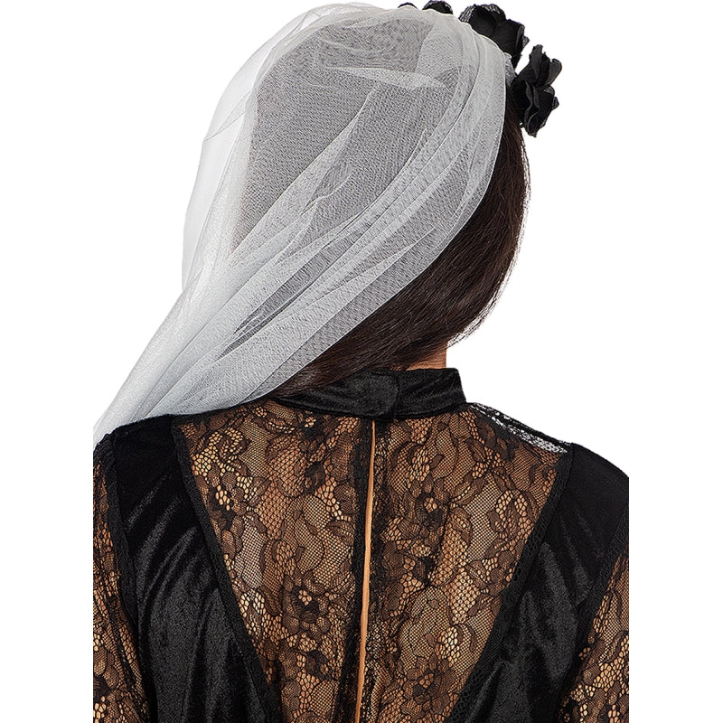 Disfraz de Novia Gótica para mujer Detalle