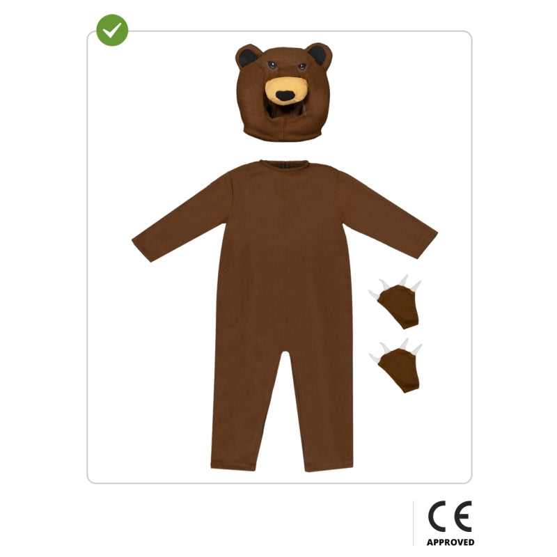 Disfraz de Oso Pardo del bosque infantil Contenido