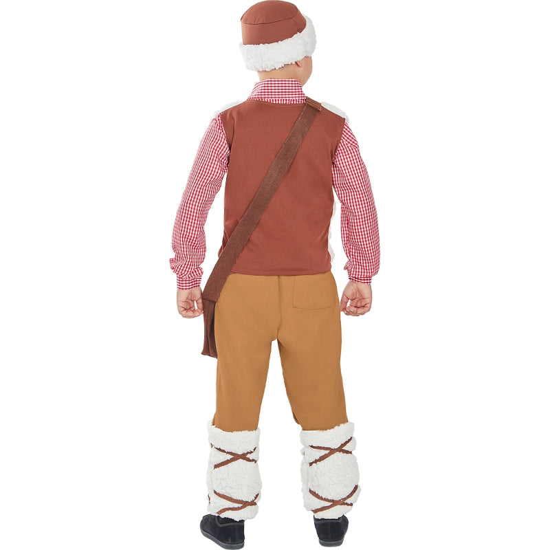 Disfraz de Pastor Tradicional para niño Espalda