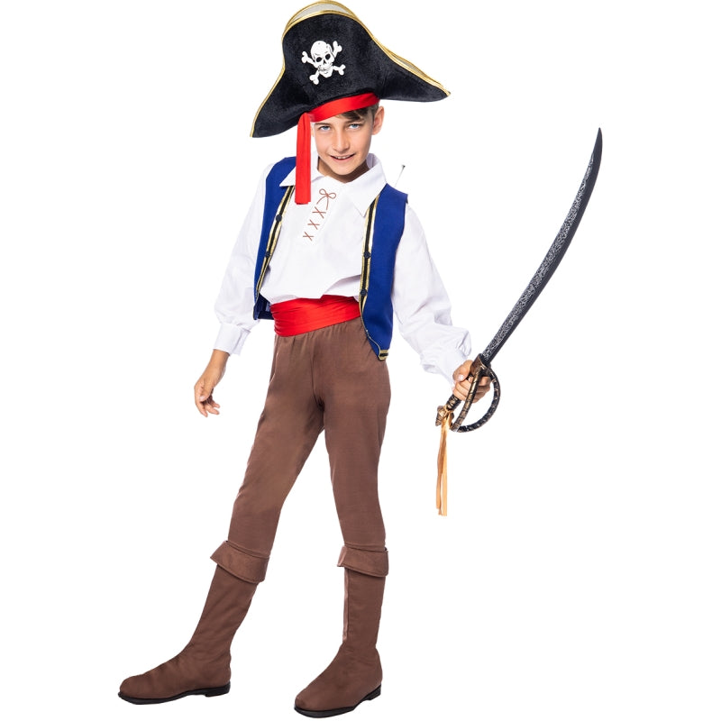Disfraz de Pirata Marrón para niño