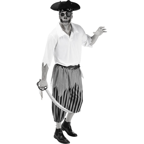 Disfraz de Pirata Zombie  para hombre