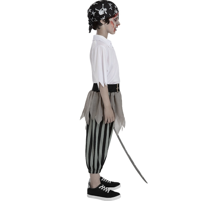 Disfraz de Pirata Zombie para niño Perfil